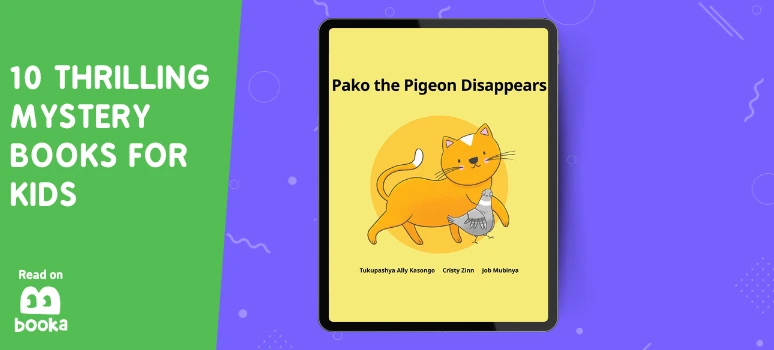 Engaging children's mystery book Pako the Pigeon Disappears on Booka