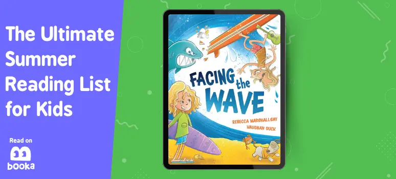 Image cover of Facing the Wave - children's picture book about courage