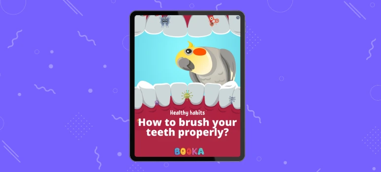 How to Brush Your Teeth Properly – Healthy Habits for Kids Nonfiction book for kids teaching how to brush teeth properly