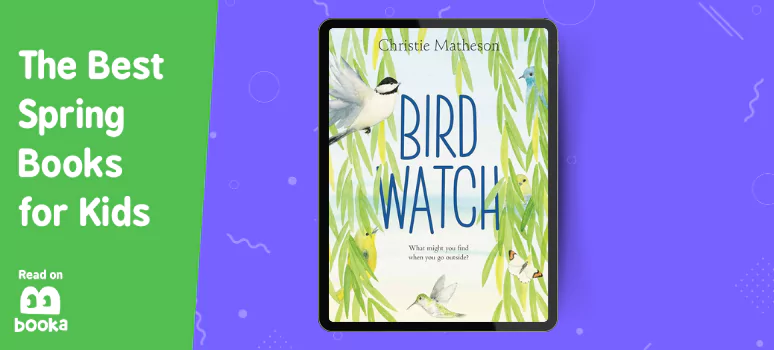 Front cover of Bird Watch - one of the best spring books for kindergarten