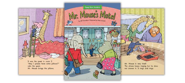children's read along picture book Mr Mouses Motel by Jeff Dinardo 