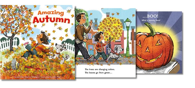 Children's Picture book Amazing Autumn by Jennifer Marino Walters about seasons and weather