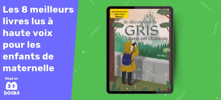  "Je découvre le gris dans un château" - Un livre pour enfants de maternelle.