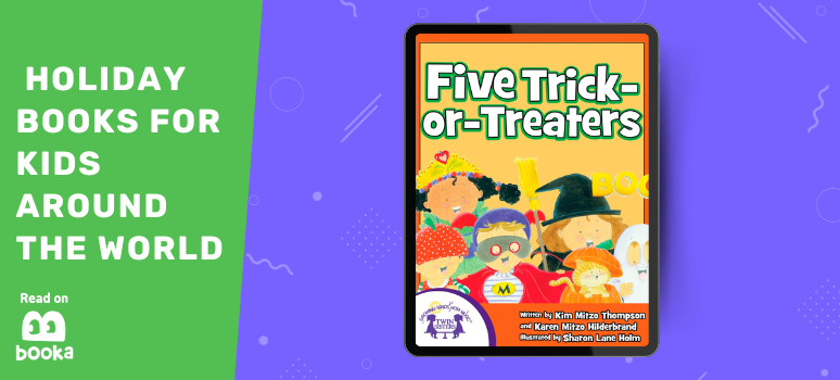 Five Trick-or-Treaters - one of the best Halloween books for kids with fun stories about trick-or-treating