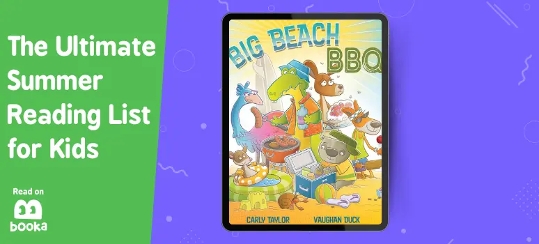 Cover image of one of the funniest summer picture books - Big Beach BBQ