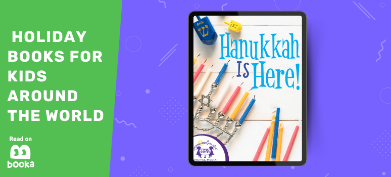 Hanukkah Is Here! - one of the best Hanukkah books for kids about the Festival of Lights