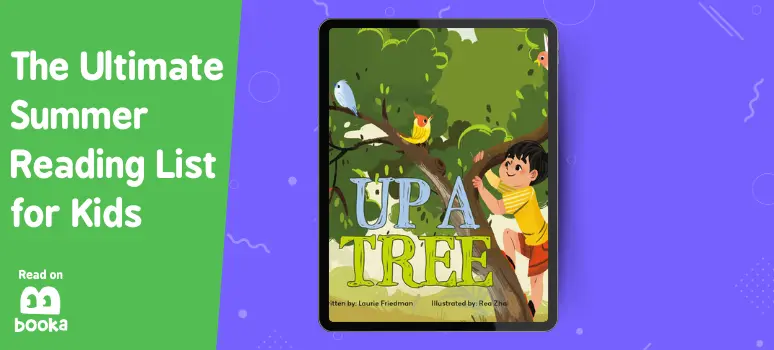 Up A Tree - children's picture book about summer
