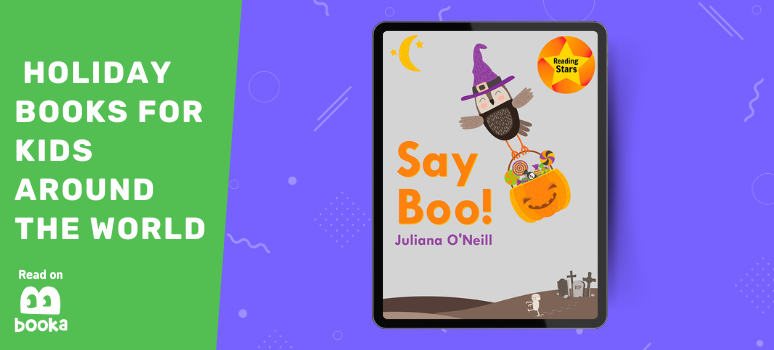 Say Boo! - one of the best Halloween books for kids about spooky fun and laughter