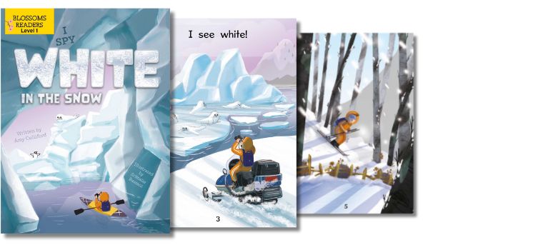 I Spy White in the Snow by Amy Culliford - Illustrations from the children's picture  Book