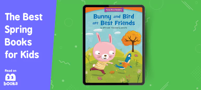 Front Cover of chilfren's book Bunny and Bird are Best Friends