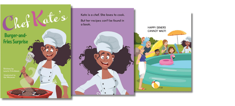 Children's picture book about summer cooking 