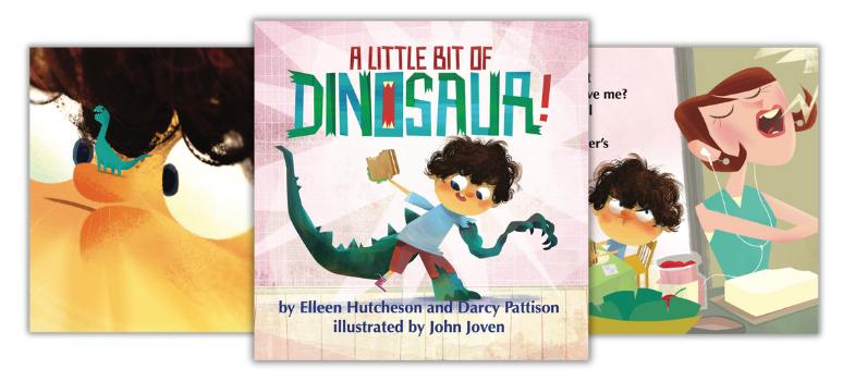 A Little Bit of Dinosaur  by Darcy Pattison - one of the best read aloud books for kids